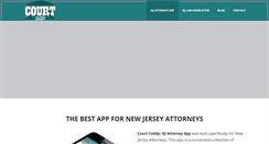 Desktop Screenshot of courtcaddy.com